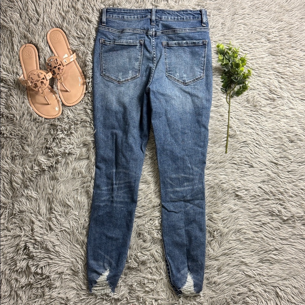 Vervet button fly Distressed Skinny Jeans size 26 - Picture 7 of 7